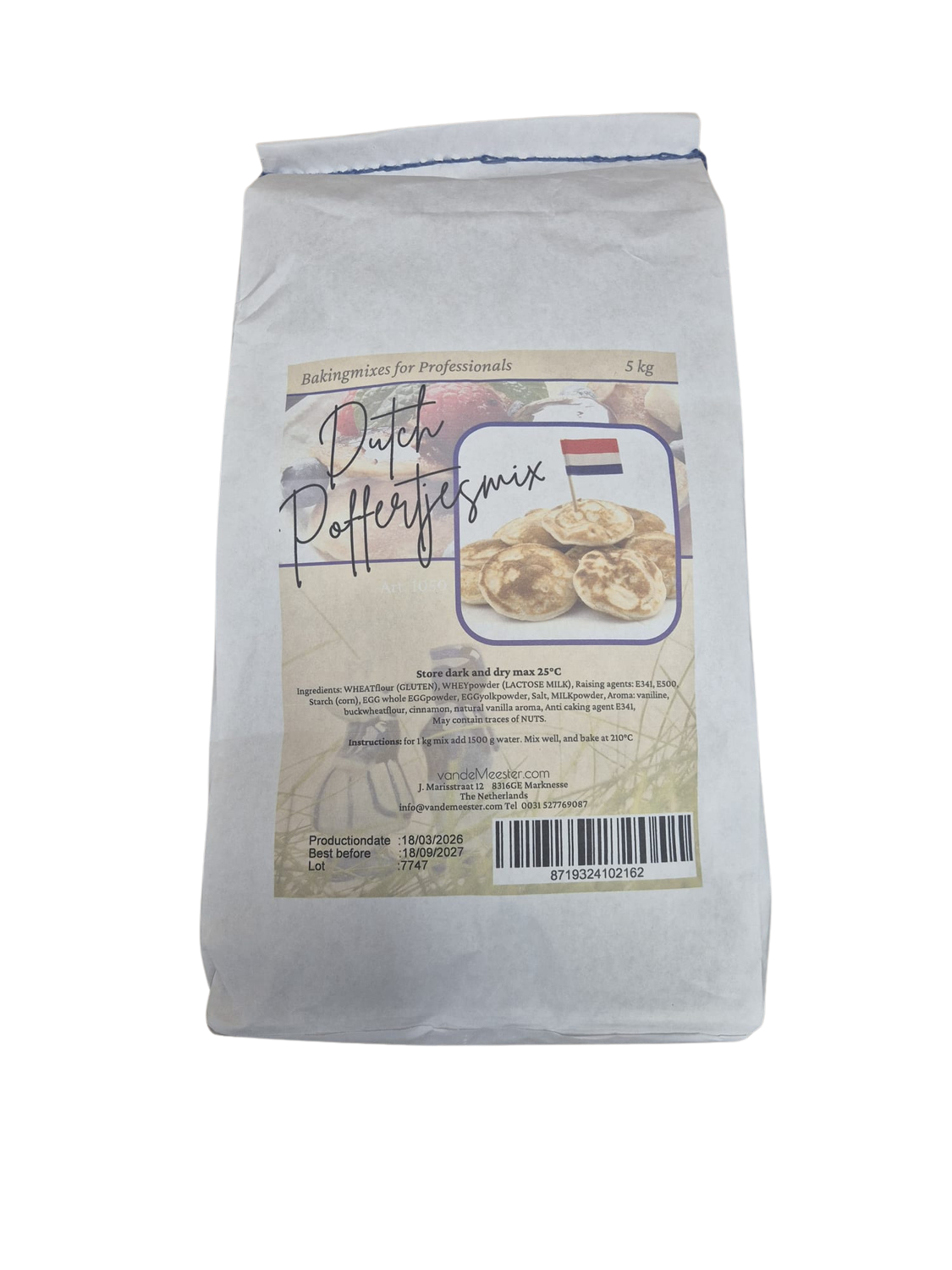– Koop Nu bij Dutch Poffertjesmix 1kg
