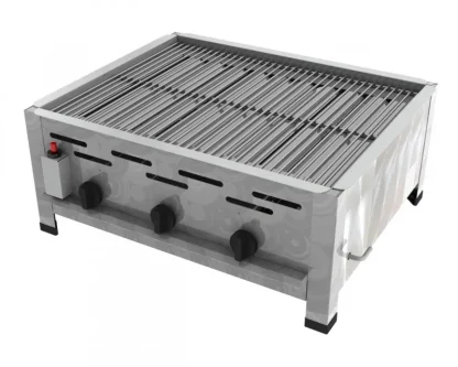 BBQ grill 3-knops op poten - Afbeelding 3