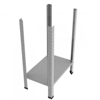 Potenset RVS voor 3knops gas bbq